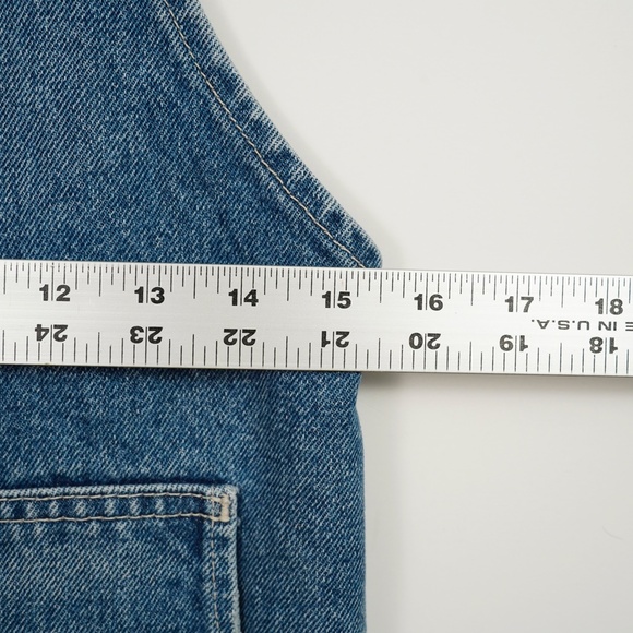 Tularosa Sophia Denim Overall Dress Small Made in USA - Picture 7 of 11